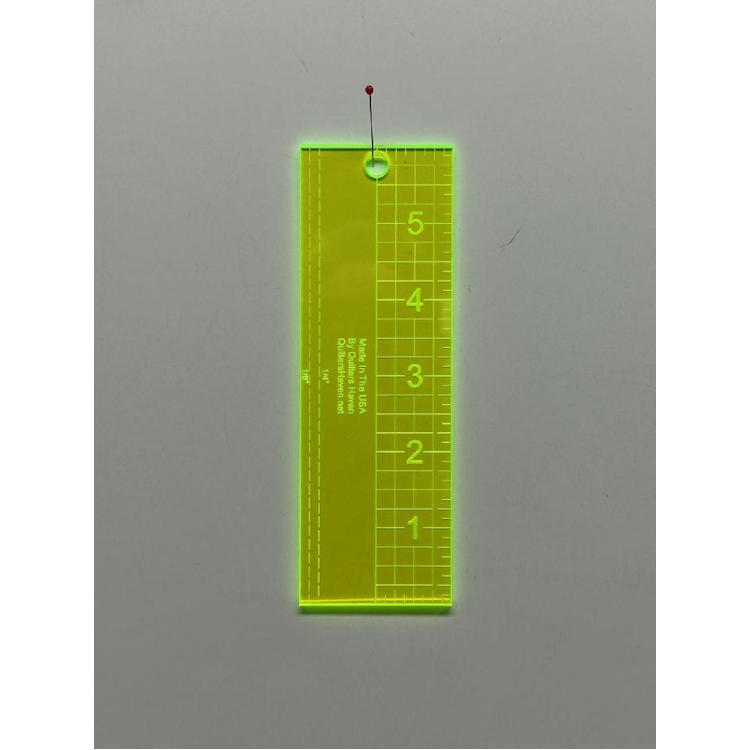 Quilters Haven 6" Seam Allowance Ruler , Quilters Haven Acrilyc Tools