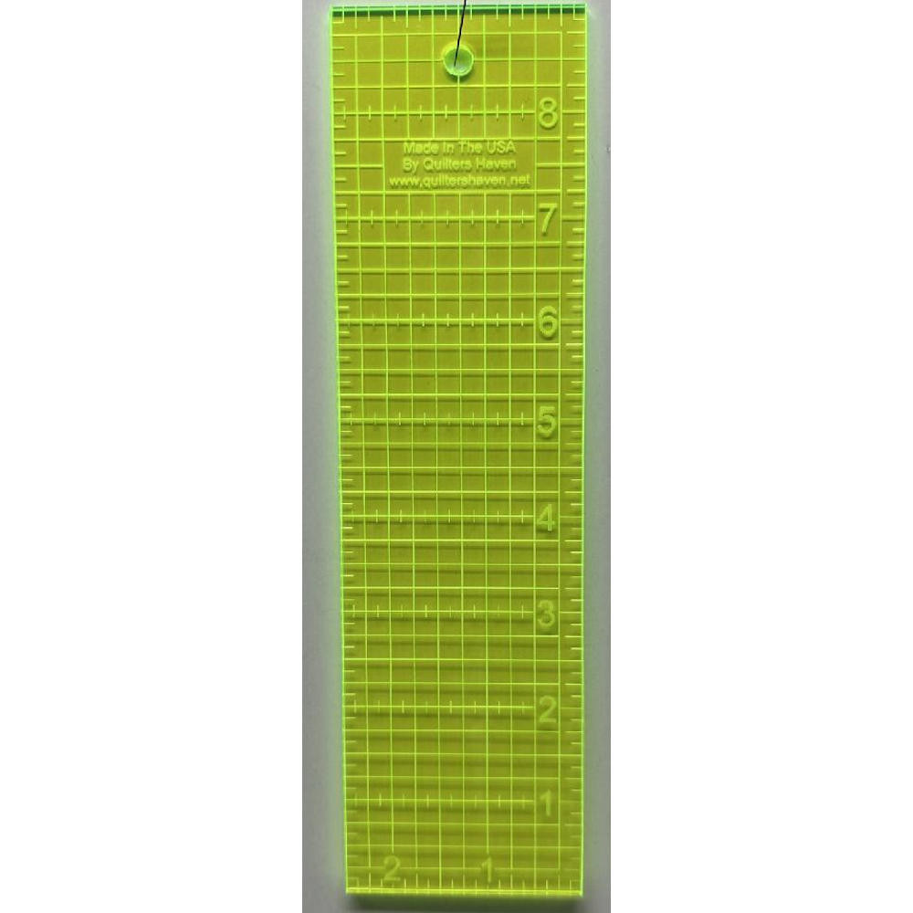 Ruler 2 1/2" x 9" , Quilters Haven Acrilyc Tools for Quilters and Sewers